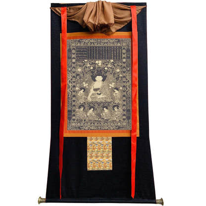Sikhin - Tibetan thangka painting, view 8