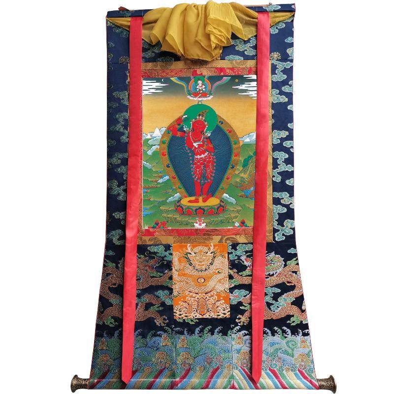Dakini - Yeshe Tsogyal - Tibetan thangka painting, view 9