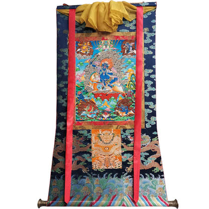 Palden Lhamo / Magzor Gyalmo / Shri Devi - Tibetan thangka painting, view 9