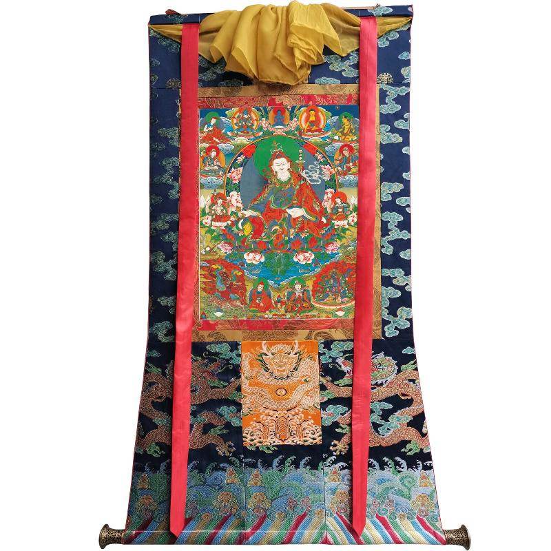Eight Manifestations of Guru Rinpoche - Padmasambhava - Tibetan thangka painting, view 9
