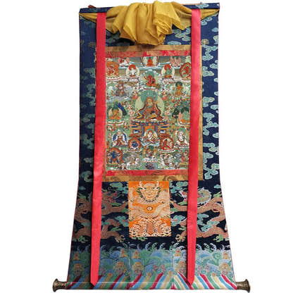 Padmasambhava - Guru Rinpoche - Tibetan thangka painting, view 9