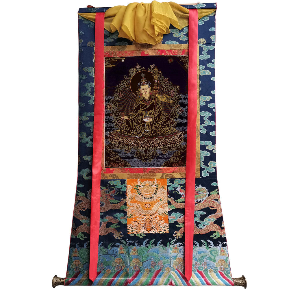 Gandhanra Handmade Thangka - Padmasambhava - Guru Rinpoche - from Kathok Monastery