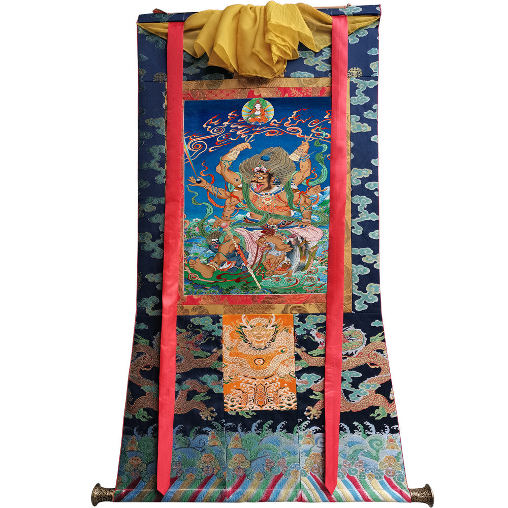 2778-唐卡-HBMT-083玛哈嘎拉-大黑天-240dpi Gandhanra-ART