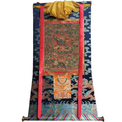 Legden Mahakala Thangka - Tibetan thangka painting, view 9