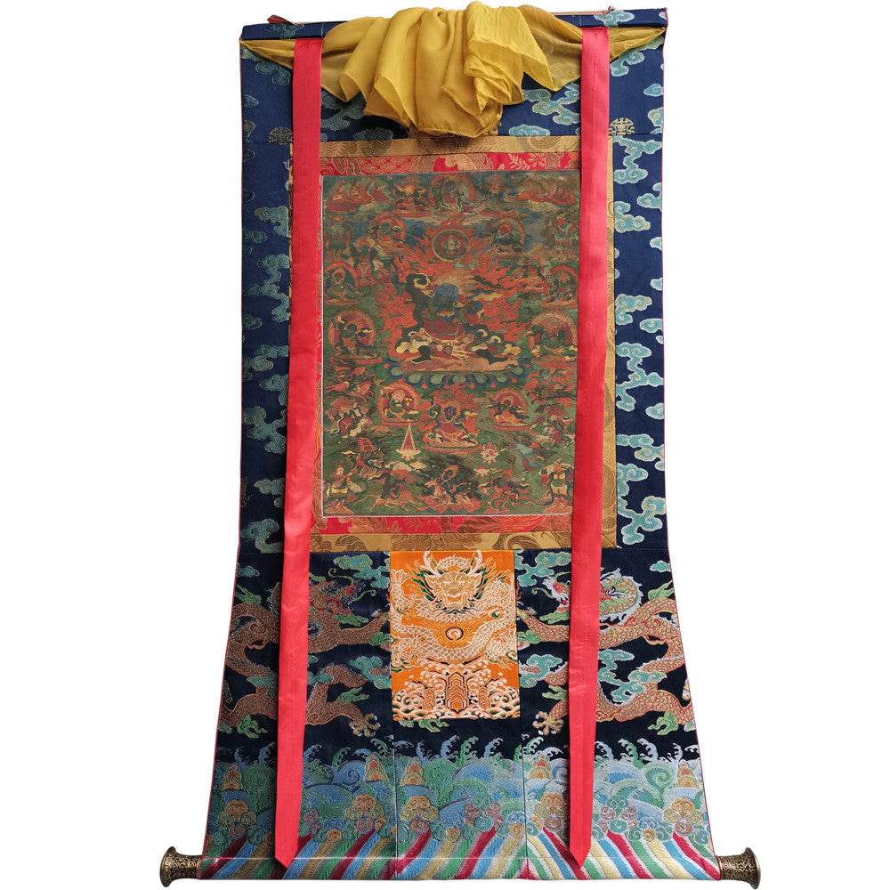 Legden Mahakala Thangka - Tibetan thangka painting, view 9