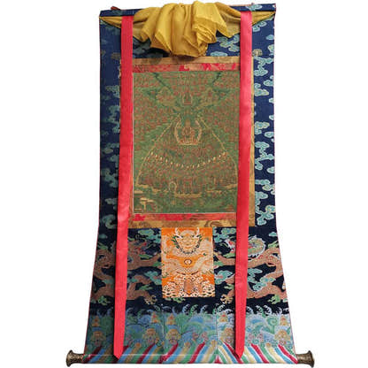 Tsongkhapa's Refuge Tree - 18th Century - Tibetan thangka painting, view 9