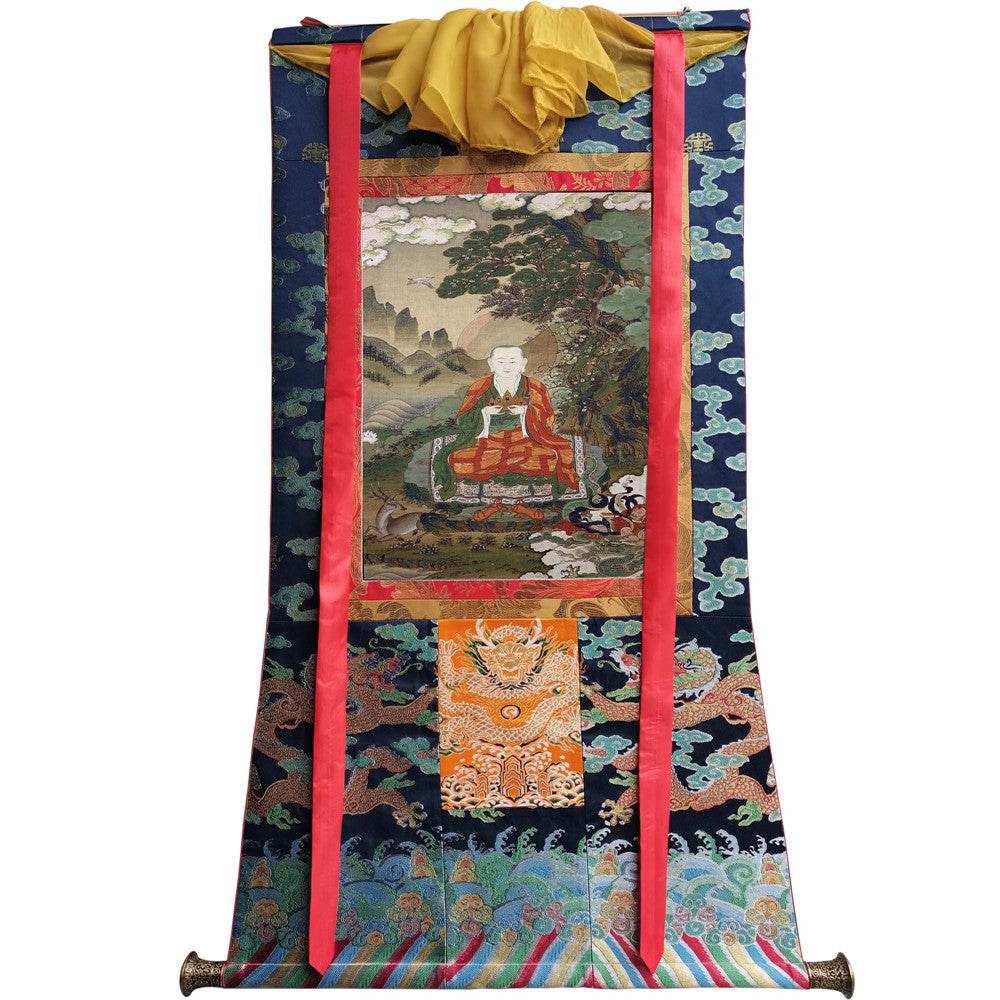 Amitabha Buddha - Tibetan thangka painting, view 9