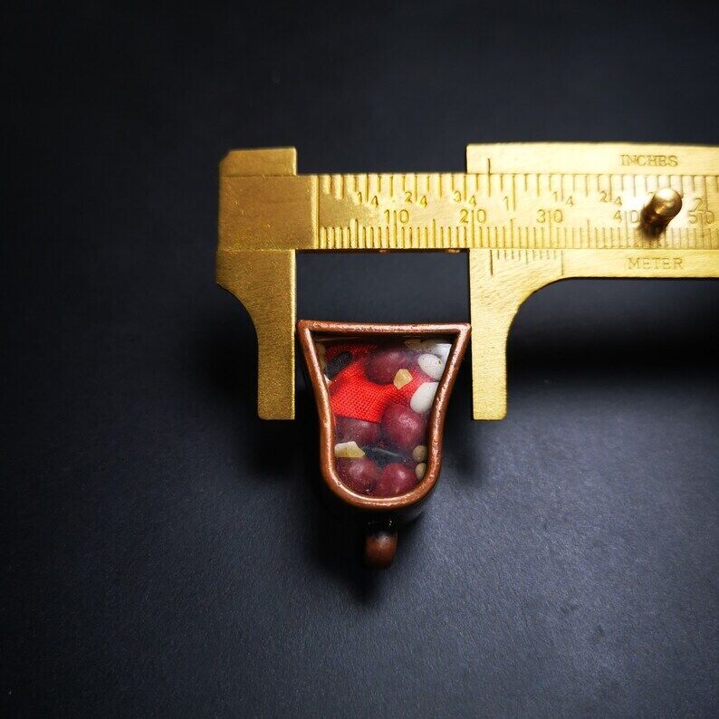 Antique Handmade Gau Ghau Shrine,Tibetan Buddhist Altar Amulet Pendant