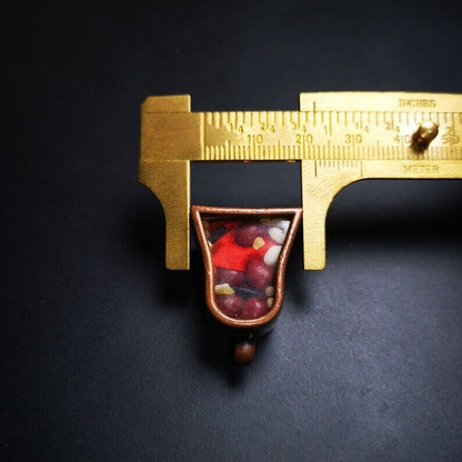 Antique Handmade Gau Ghau Shrine,Tibetan Buddhist Altar Amulet Pendant