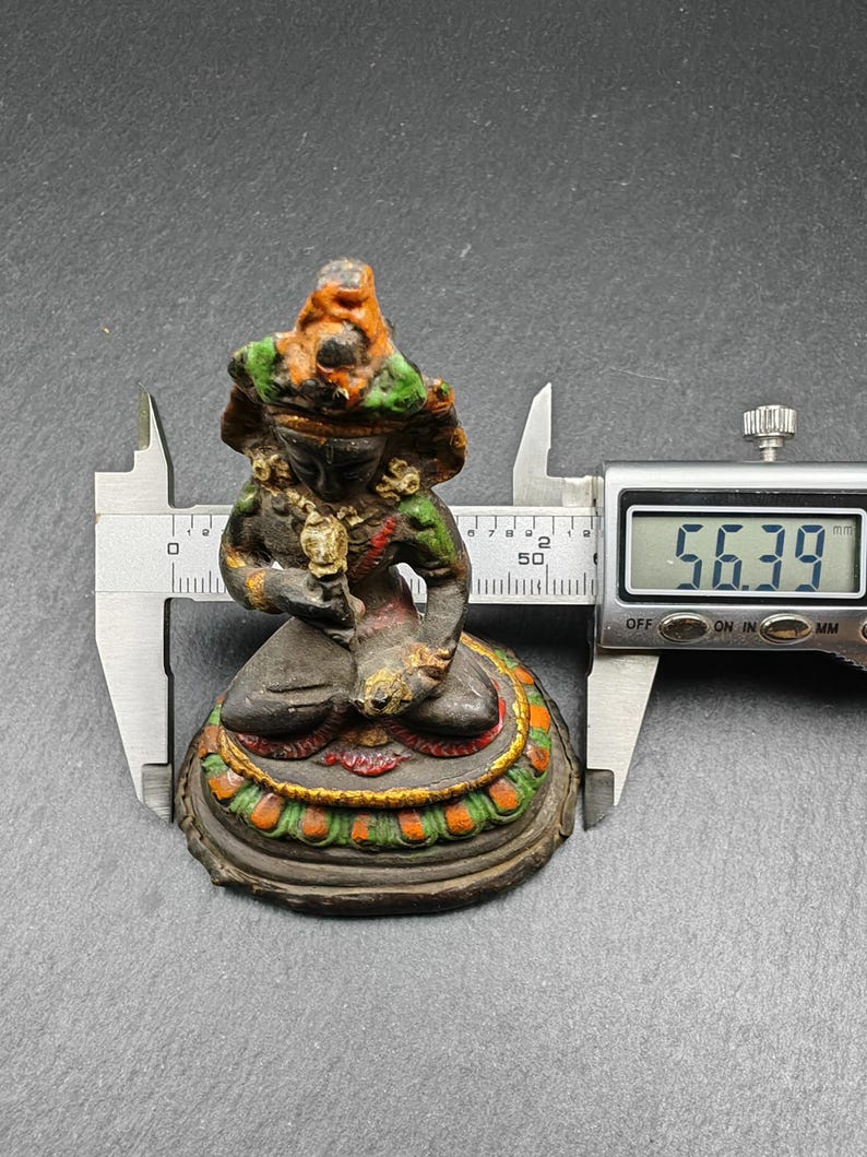 Antique Tibetan Buddha Statue | Vajrasattva Dorje Sempa | 75mm Height | 40 Years Old