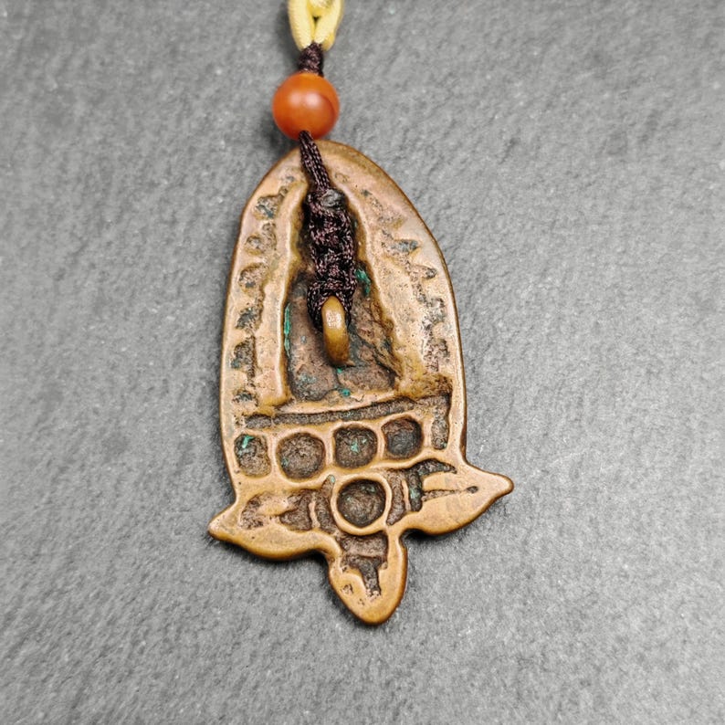 Tibetan Buddhist Amulet - Tibetan Buddhist amulet, view 6