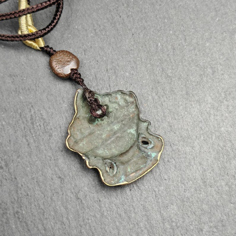 Antique Tibetan Buddhist Talisman - Mani Jewel Amulet - Wish Fulfilling Jewel - Cintamani Pendant,Decades Old