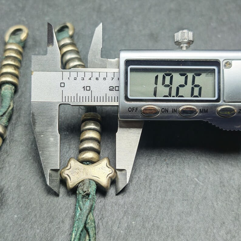7+mm Tibetan Prayer Bead Counters Decades Old - Tibetan Buddhist mala beads, size reference