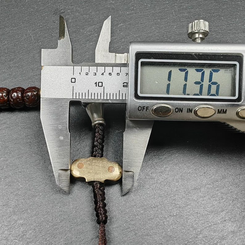 Authentic 8mm Rudraksha Necklace Mala: Tibetan 108 Prayer Beads Rosary - 40cm Stretched