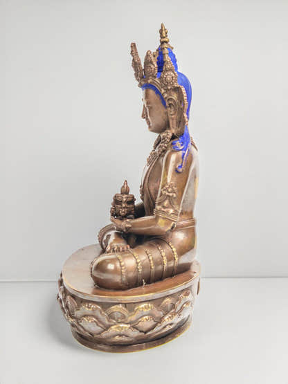 Authentic Amitayus Statue - Tibetan Statue 16cm Height - Tibetan Buddhist statue, view 8