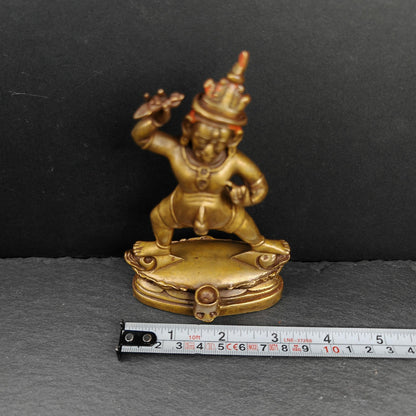 Authentic Drashi Lhamo / Zashi Lhamo - Scared Tibetan Statue - Fully Consecrated and Blessed - Spiritual Decor - 40 Years Old - 12cm Height