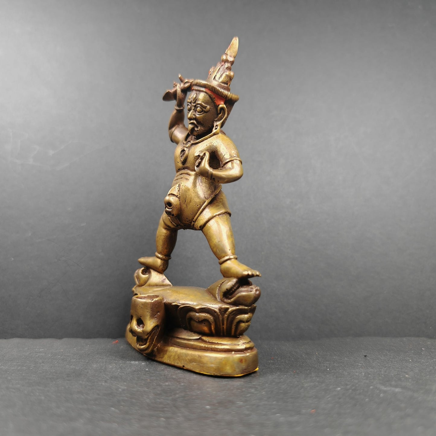 Authentic Drashi Lhamo / Zashi Lhamo - Scared Tibetan Statue - Fully Consecrated and Blessed - Spiritual Decor - 40 Years Old - 12cm Height