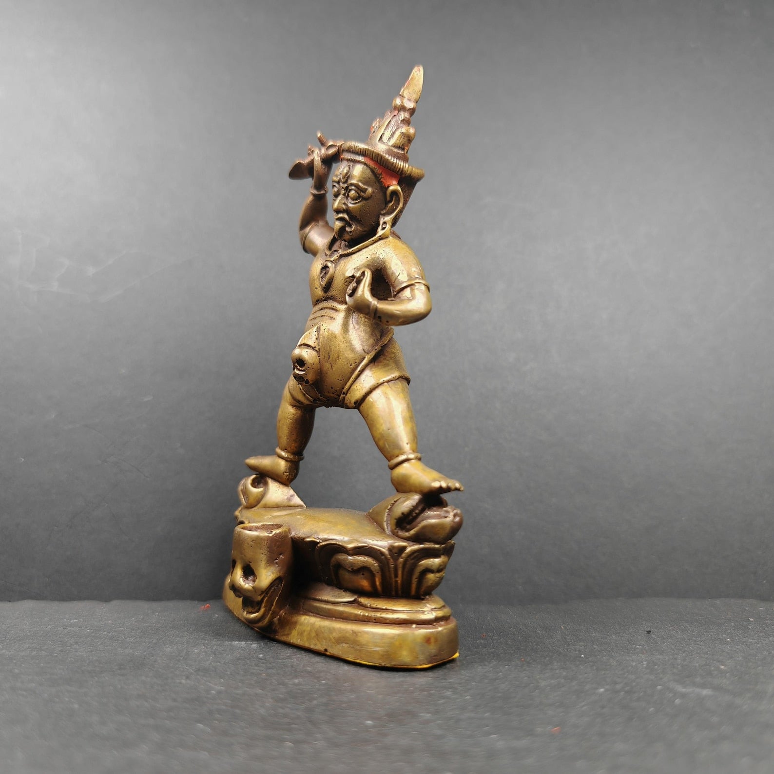 Authentic Drashi Lhamo / Zashi Lhamo - Scared Tibetan Statue - Fully Consecrated and Blessed - Spiritual Decor - 40 Years Old - 12cm Height
