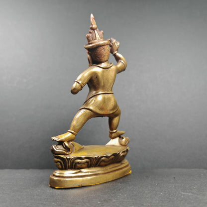 Authentic Drashi Lhamo / Zashi Lhamo - Scared Tibetan Statue - Fully Consecrated and Blessed - Spiritual Decor - 40 Years Old - 12cm Height