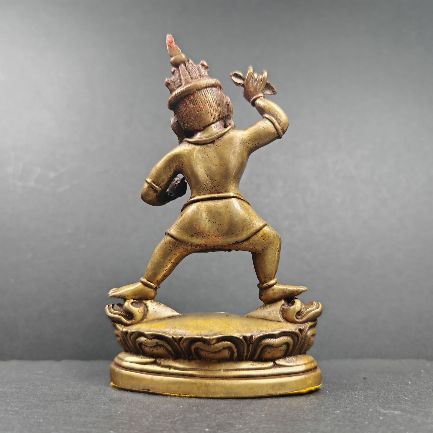 Authentic Drashi Lhamo / Zashi Lhamo - Scared Tibetan Statue - Fully Consecrated and Blessed - Spiritual Decor - 40 Years Old - 12cm Height
