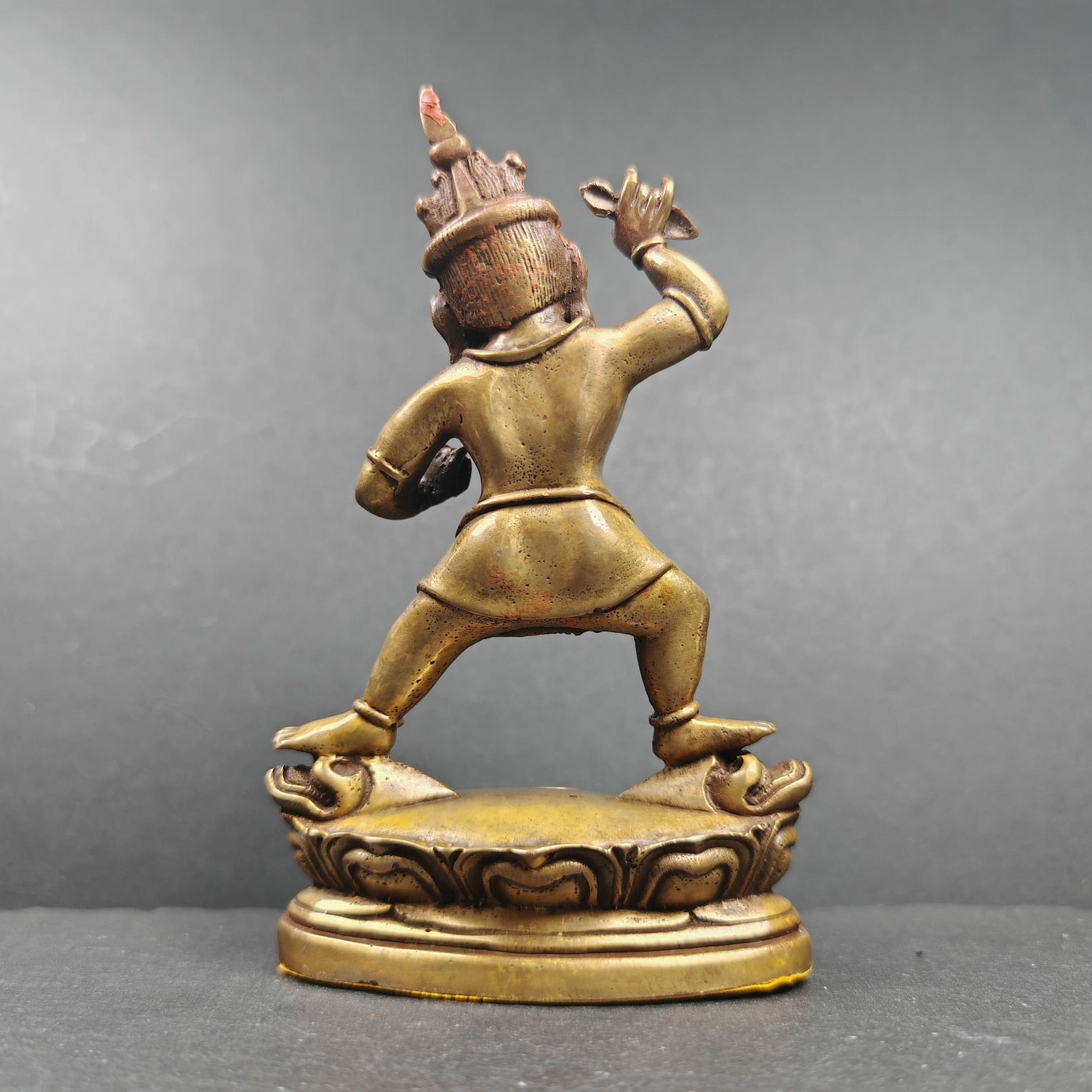 Authentic Drashi Lhamo / Zashi Lhamo - Scared Tibetan Statue - Fully Consecrated and Blessed - Spiritual Decor - 40 Years Old - 12cm Height