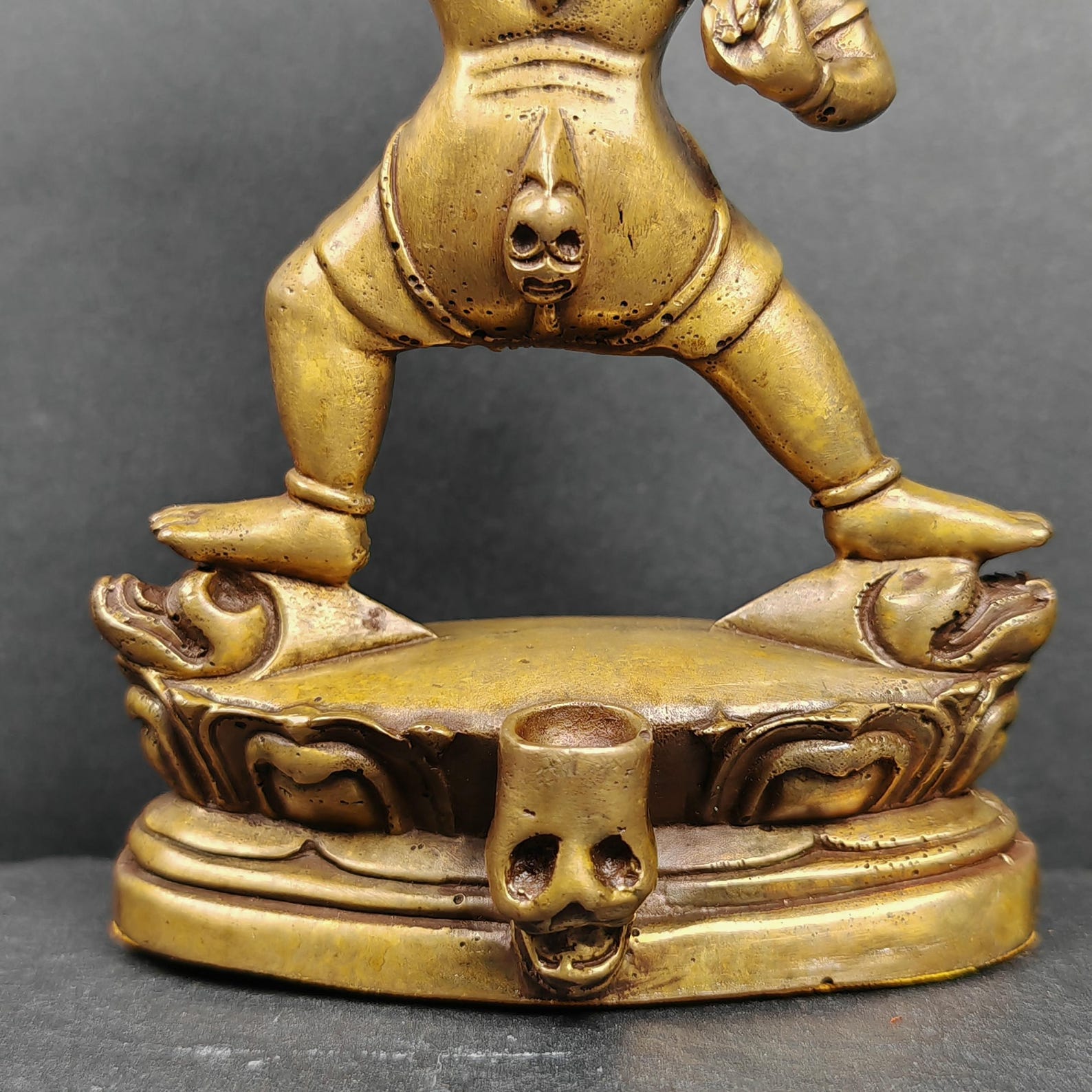 Authentic Drashi Lhamo / Zashi Lhamo - Scared Tibetan Statue - Fully Consecrated and Blessed - Spiritual Decor - 40 Years Old - 12cm Height