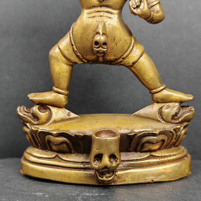 Authentic Drashi Lhamo / Zashi Lhamo - Scared Tibetan Statue - Fully Consecrated and Blessed - Spiritual Decor - 40 Years Old - 12cm Height