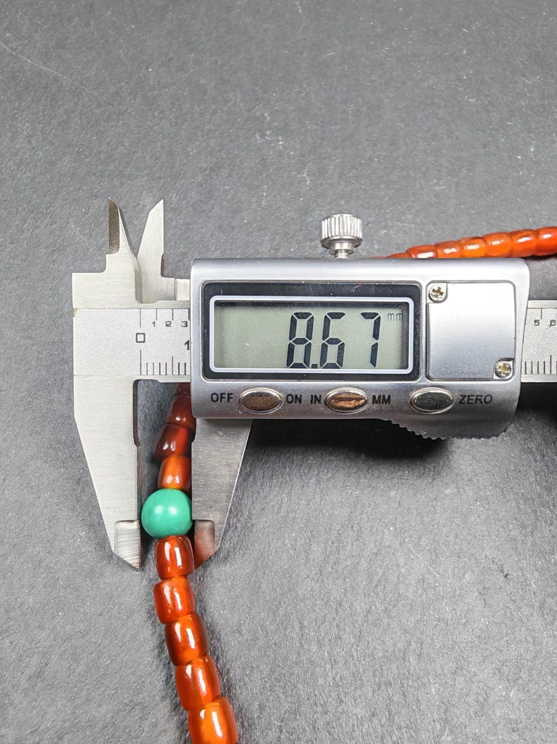 Authentic Old 6mm Pure Agate Necklace Mala: Tibetan 108 Prayer Beads Rosary for Women - 32cm stretched