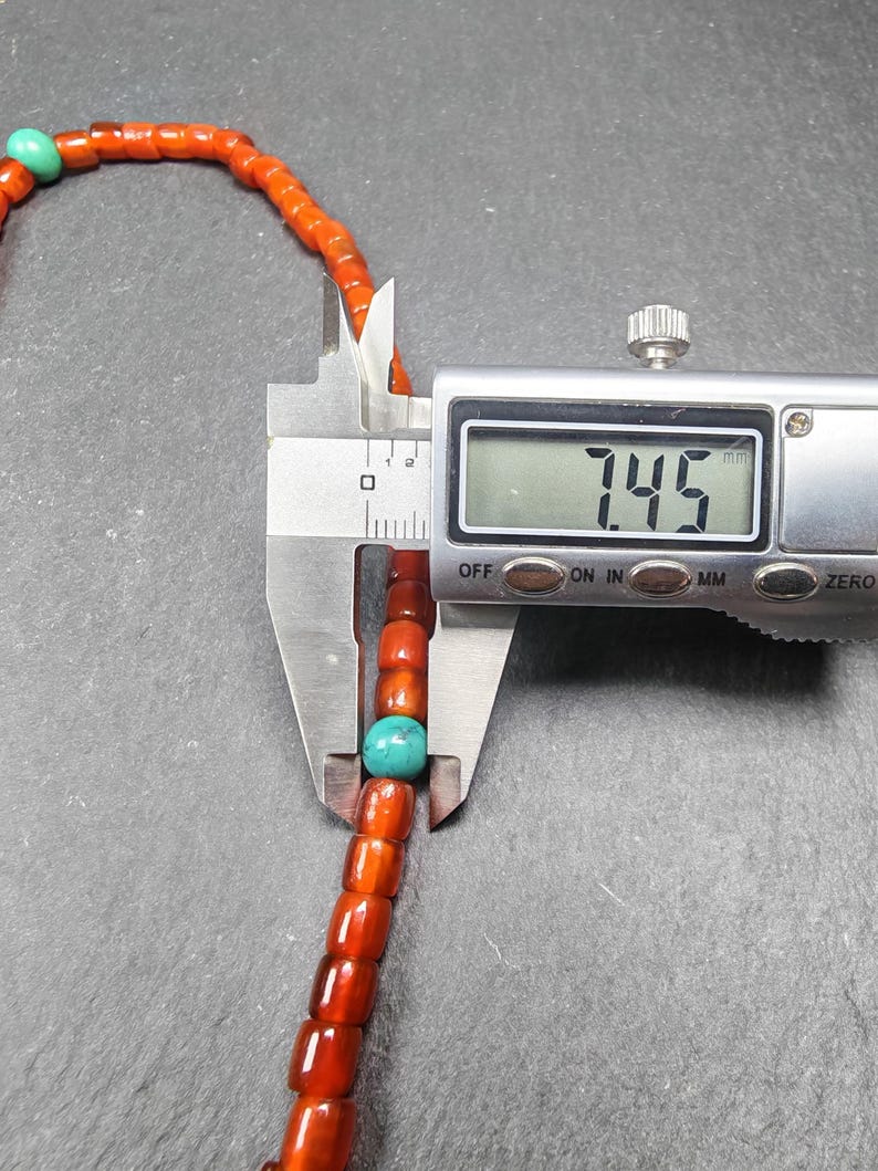 Authentic Old 6mm Pure Agate Necklace Mala: Tibetan 108 Prayer Beads Rosary for Women - 32cm stretched