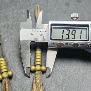 Authentic Old Bead Counters for Mala - 6mm beads - Tibetan Buddhist mala beads, size reference