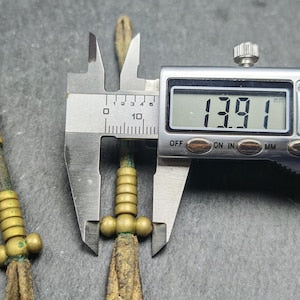 Authentic Old Bead Counters for Mala - Tibetan Rosary Accessories - Made of Lima Brass - 6mm beads