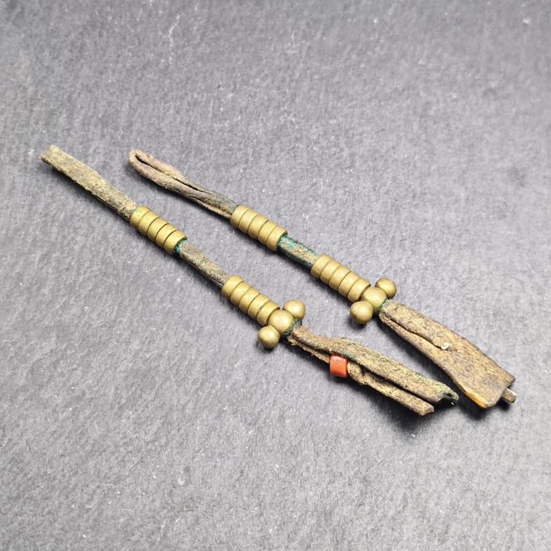 Authentic Old Bead Counters for Mala - Tibetan Rosary Accessories - Made of Lima Brass - 6mm beads