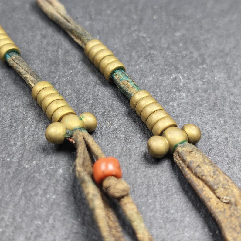 Authentic Old Bead Counters for Mala - Tibetan Rosary Accessories - Made of Lima Brass - 6mm beads