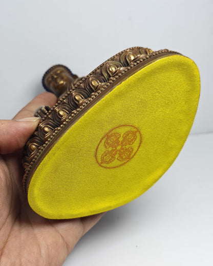 Authentic Old Shakyamuni Statue - Acient Tibetan Buddhist Statue - Fully Consecrated and Blessed - 60 Years Old - 17cm Height