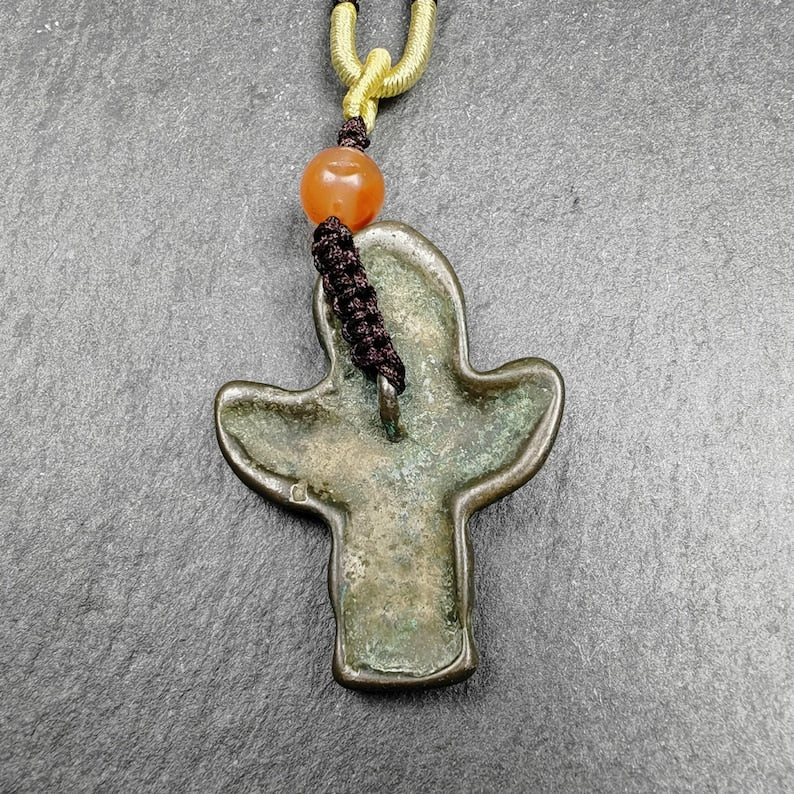 Authentic Tibetan Buddhist Amulet Pendant | Garuda Golden-Winged Bird | Garula Suparna Sacred Charm | Spiritual Jewelry