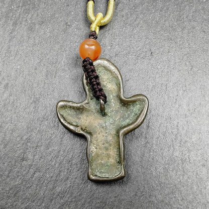 Authentic Tibetan Buddhist Amulet Pendant | Garuda Golden-Winged Bird | Garula Suparna Sacred Charm | Spiritual Jewelry