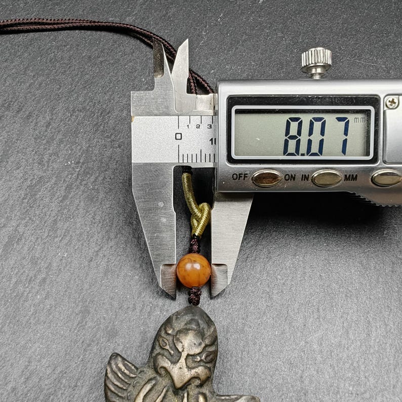 Authentic Tibetan Buddhist Amulet Pendant | Garuda Golden-Winged Bird | Garula Suparna Sacred Charm | Spiritual Jewelry
