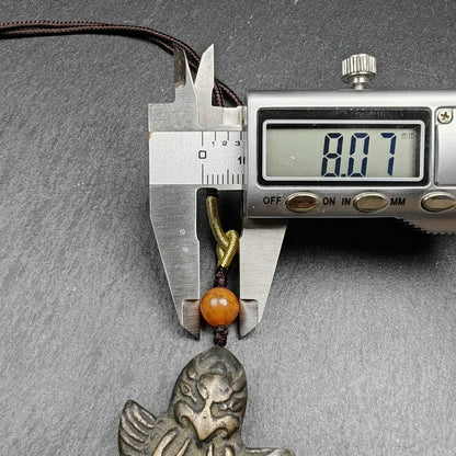 Authentic Tibetan Buddhist Amulet Pendant | Garuda Golden-Winged Bird | Garula Suparna Sacred Charm | Spiritual Jewelry
