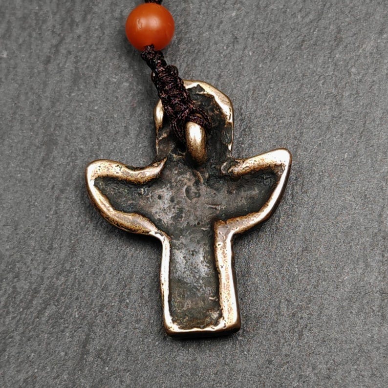 Authentic Tibetan Buddhist Amulet Pendant | Garuda Golden-Winged Bird | Garula Suparna Sacred Charm | Spiritual Jewelry