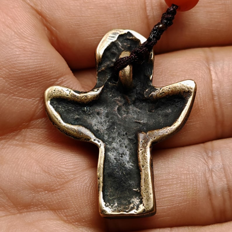 Authentic Tibetan Buddhist Amulet Pendant | Garuda Golden-Winged Bird | Garula Suparna Sacred Charm | Spiritual Jewelry