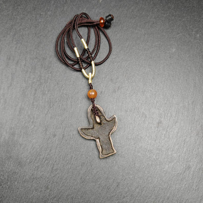 Authentic Tibetan Buddhist Amulet Pendant | Garuda Golden-Winged Bird | Garula Suparna Sacred Charm | Spiritual Jewelry