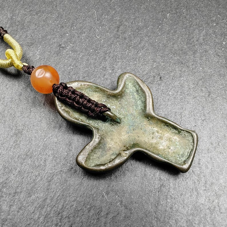 Authentic Tibetan Buddhist Amulet Pendant | Garuda Golden-Winged Bird | Garula Suparna Sacred Charm | Spiritual Jewelry