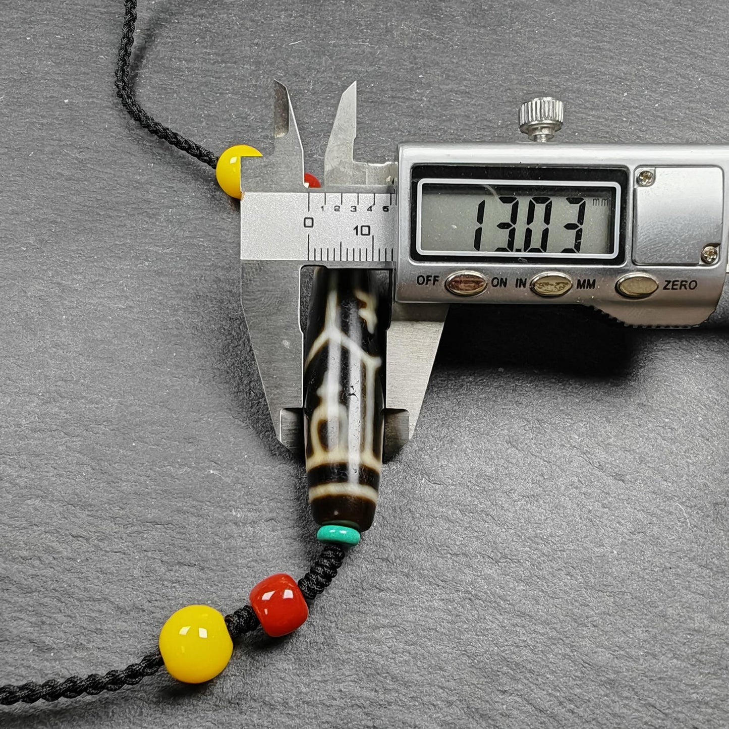 Authentic Tibetan Treasure Vase Dzi Bead Necklace | Protective Charm | Spirital Gift | Decades Old