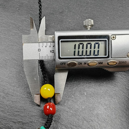 Authentic Tibetan Treasure Vase Dzi Bead Necklace | Protective Charm | Spirital Gift | Decades Old