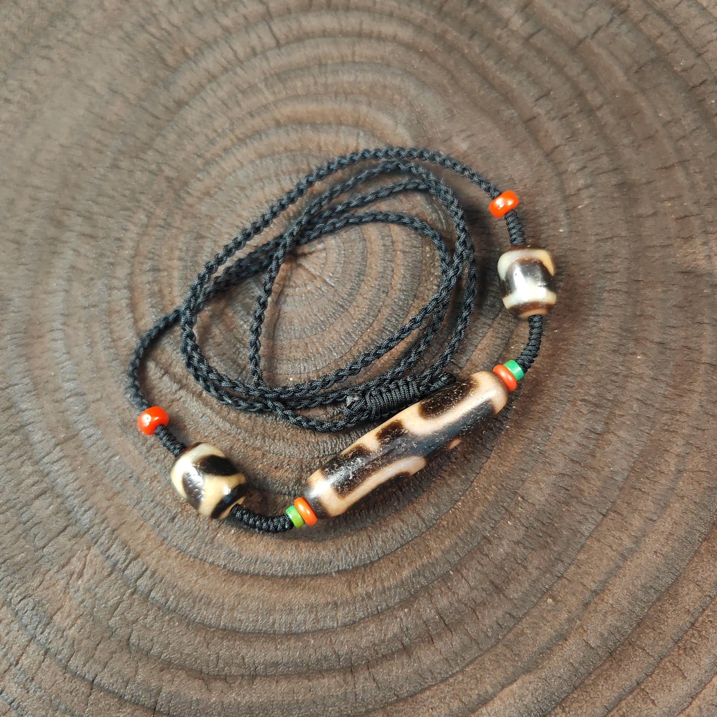Authentic Tibetan Treasure Vase Dzi Bead Necklace | Protective Charm | Spirital Gift | Decades Old