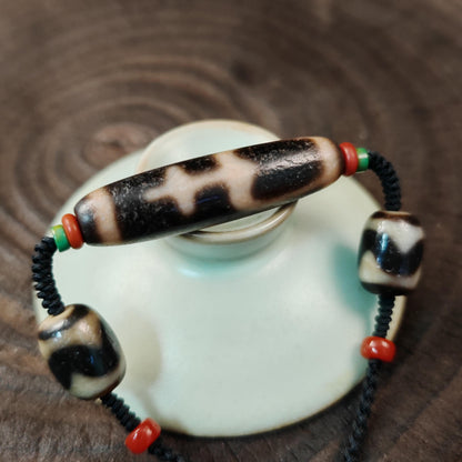 Authentic Tibetan Treasure Vase Dzi Bead Necklace | Protective Charm | Spirital Gift | Decades Old
