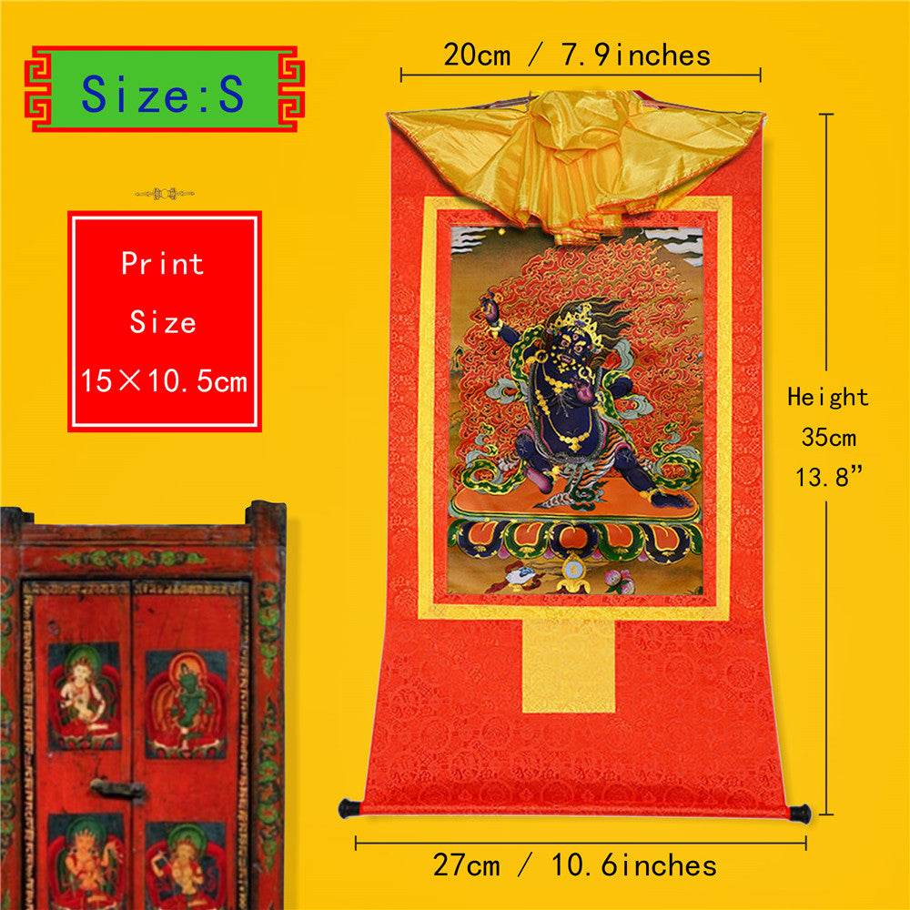 Vajrapani - Tibetan thangka painting, view 6