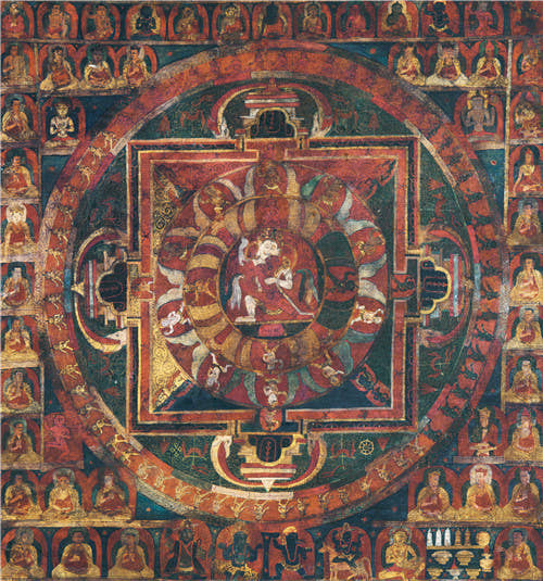 Chakrasamvara Mandala Thangk Image