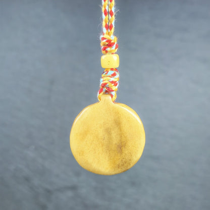 Eternal Knot - Endless Knot - Lucky Knot - Hand-carved Tibetan Amulet - Protective Charm for Keychain / Bag Hanging - 30mm