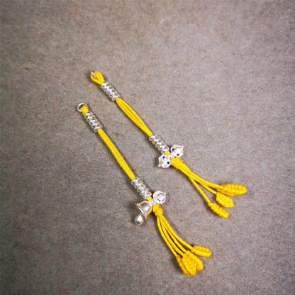 3mm Silver Prayer Bead Counters - Tibetan Buddhist art, view 4